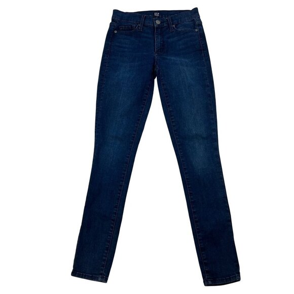 Gap Denim Women’s True Skinny Jeans Mid Rise Size 0/25 - Picture 1 of 10